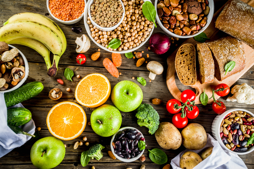 Healthy foods.
