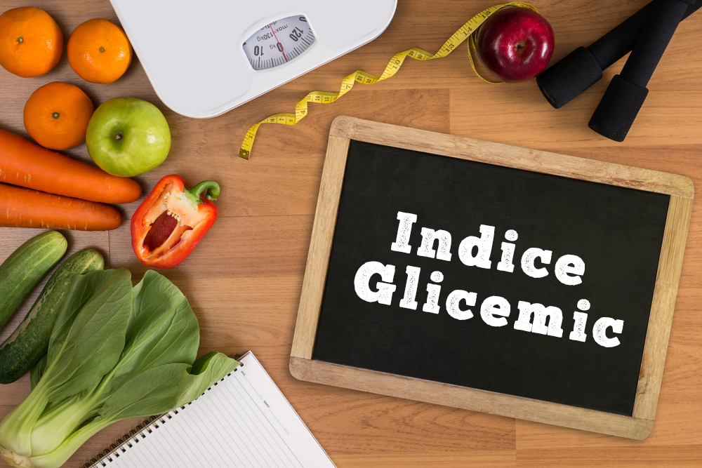 Glycemic index blackboard.
