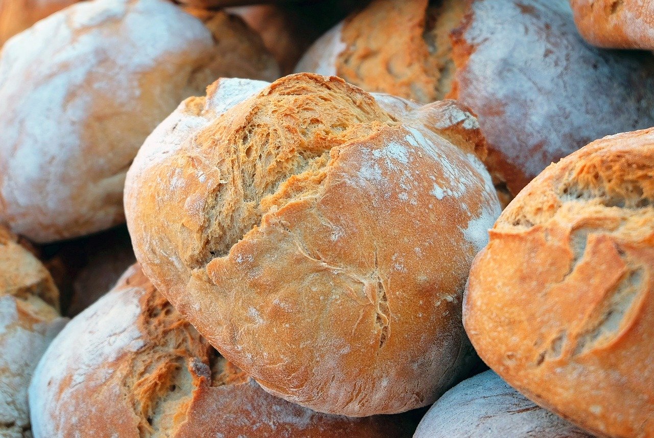 White bread.